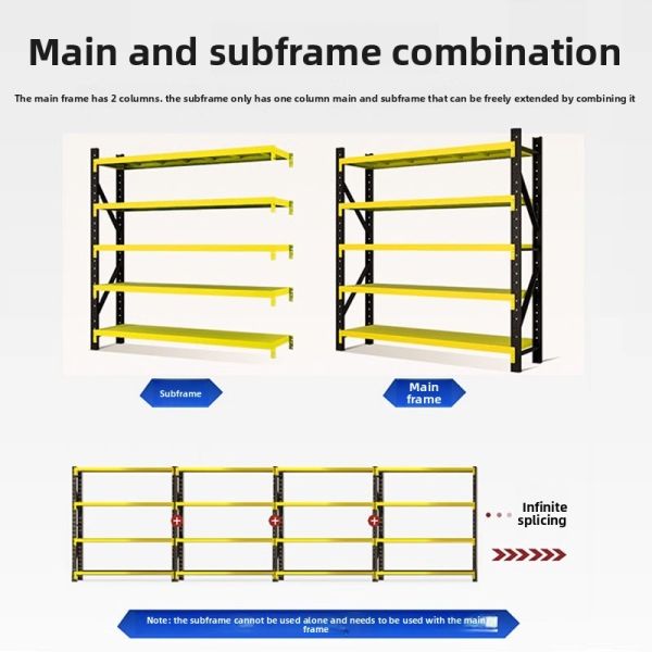 Heavy Duty Steel Metal Shelf Racks for Commercial Individual Heavy Load Capacity and Accessibility