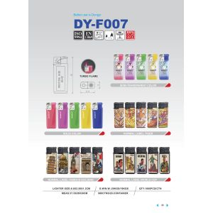 Kitchen Essential Dongyi Model NO. DY-F007 Windproof Gas Lighter