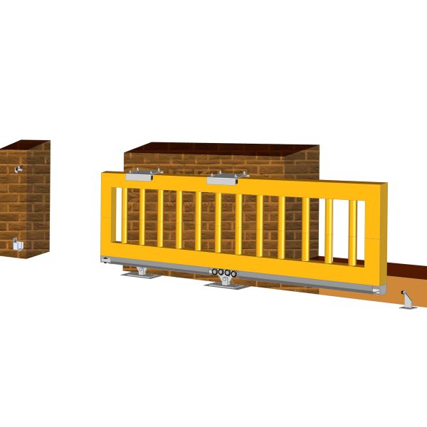 Cantilever Slide Gate Roller Wheel Hardware Steel Metal Iron 8 Wheels 10 Wheel