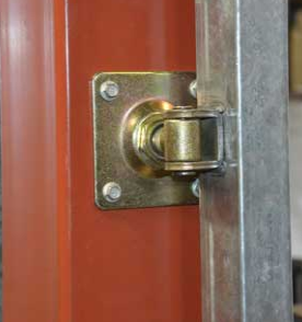 stainless steel 304 Swing Gate Welding Adjustable Gate Hinge with Square Plate