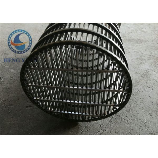 Stainless Steel Professional Rotary Reverse Bake Flush Johnson Slot Screen Drum