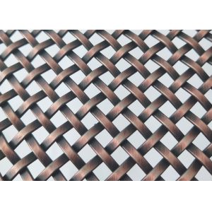 2-6mm Decorative Wire Mesh Grilles 30m Length Stainless Steel