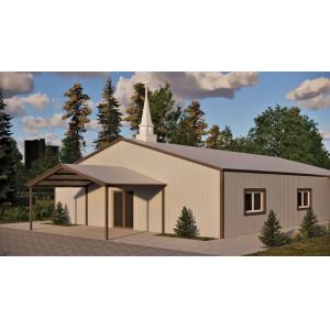 Durable Versatile Prefabricated Steel Church Buildings High Effective