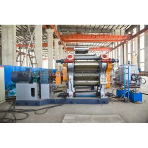 4 Roll Rubber Calender Machine 450x1400 For Tire Industry