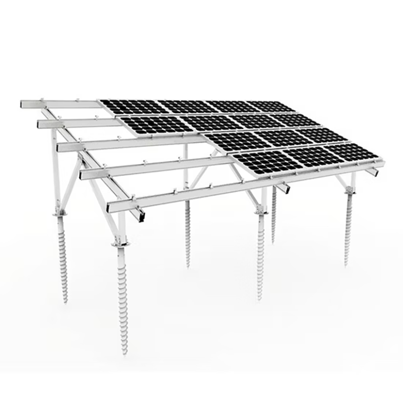 Customizable Aluminum Solar Mounting Brackets - Heavy-Duty Ground & Roof