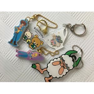 China Acrylic Cartoon Character Charms , Cute Keychain Charms Exquisite Workmanship on sale