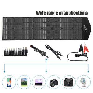 USB Port Foldable Camping Solar Panels 60W/80W/100W/120W/160W/200W/300W