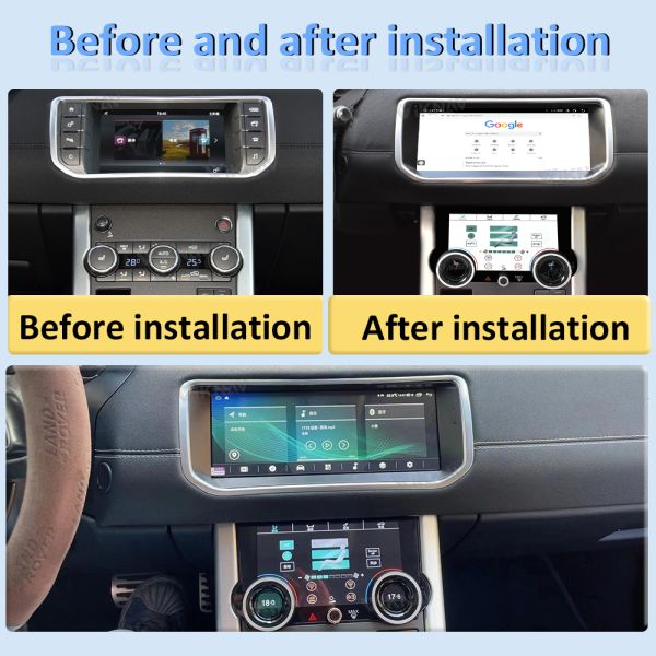 Viknav Car Radio For Land Rover Evoque L551 L538 (2012-2018) 10.25 inch With AC Air Conditioning Panel Climate Control