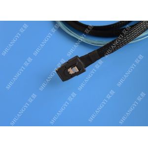 SFF 8087 To 4 SATA Serial Attached SCSI Cable , 1.5m Internal 6gb SAS Fan Out