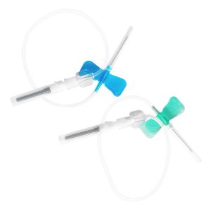 23 Gauge Butterfly Blood Draw Needle Non Pyrogenic With Flashback Window