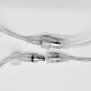 Waterproof Male to Female DC.5x2.1mm Barrel Jack Power Extension Cable for LED