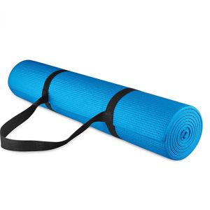 all purpose yoga mat, all-purpose 1/4 inch yoga mat with carrying strap, sports