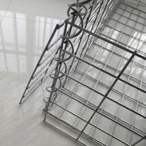 Quality 76.2x76.2mm Decorative 1x1x1m Galvanised Gabion Baskets for sale