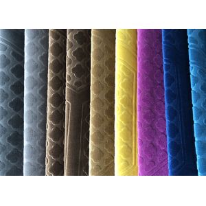 Print Solid Sofa Holland Velvet Fabric 300gsm Embossed Velvet Upholstery