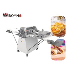 China 0.55kw Processing Bakery Equipment Folding Structure Vertical Dough Sheeter Floor Type on sale