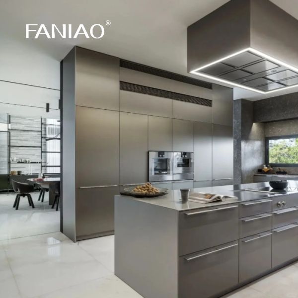 Custom Stainless Steel Kitchen Cabinets With Modern Design For Industrial Amp Contemporary Look