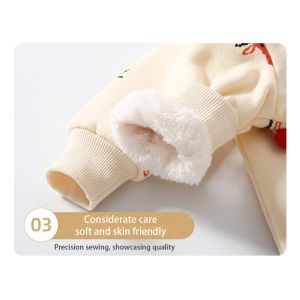 Kids clothing winter children clothes Christmas elk Christmas pajamas Jumpsuit