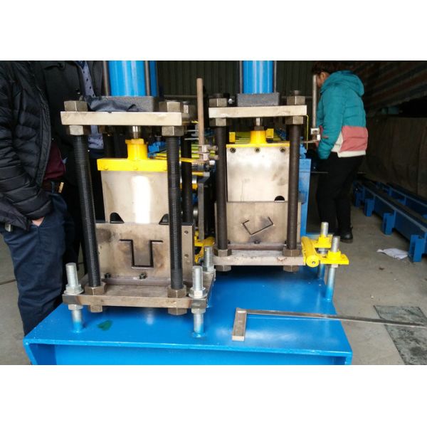Custom Roll Forming Machine , 2 in 1 Double Head Steel Profile Cold Bending Roll