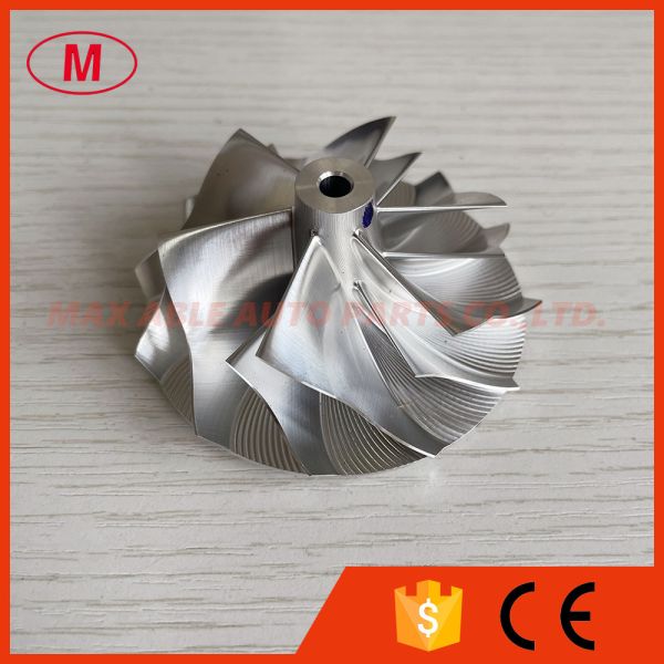 K04 54.20/66.56mm 6+6 blades turbo milling/aluminum 2618/billet compressor wheel
