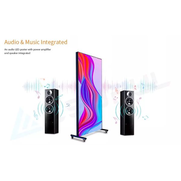 P1.8 P2 P2.5 Led Video Poster Display Indoor Exhibition Mirror Advertising