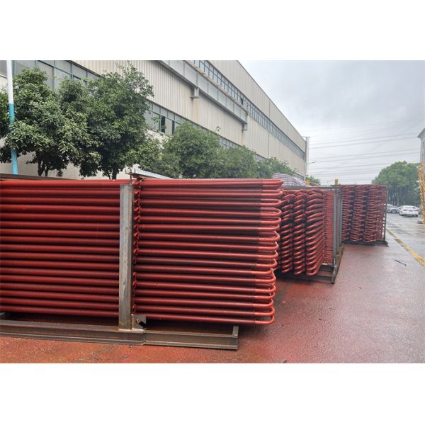 Economizer Upper Bundle Arrangement Super Heater Coil With Anti Corrosion Shield