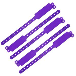 Adjustable Vinyl Event Wristbands Security Festival Custom Bracelets
