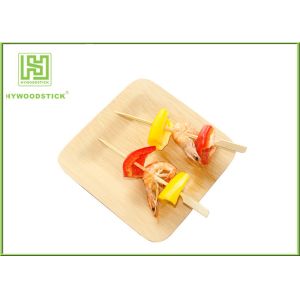 High End Rectangle Disposable Plates Camping Dinnerware Sets Smooth Surface