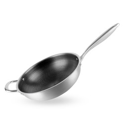 Honeycomb Nonstick Fry Pan Stainless Steel For Home Kitchen