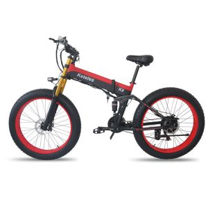 26"X4.0" Fat Tire Folding Electric Bike , K8 Fat Wheel Electric Bike KETELES