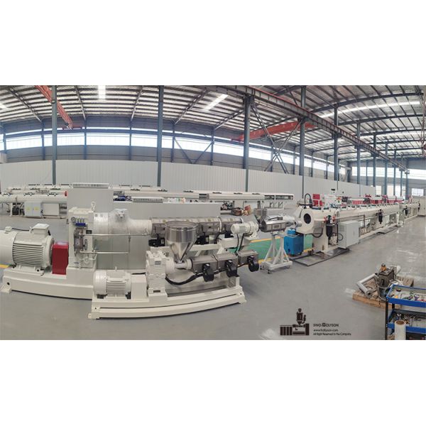 38CrMoALA Screw Material 75-250mm ABA 3 Layer HDPE/PP Pipe Making Machine