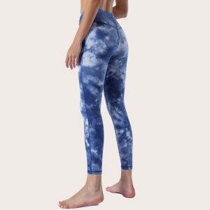 Printed No Front Midseam Ladies RGS Non See Through Leggings 210gsm