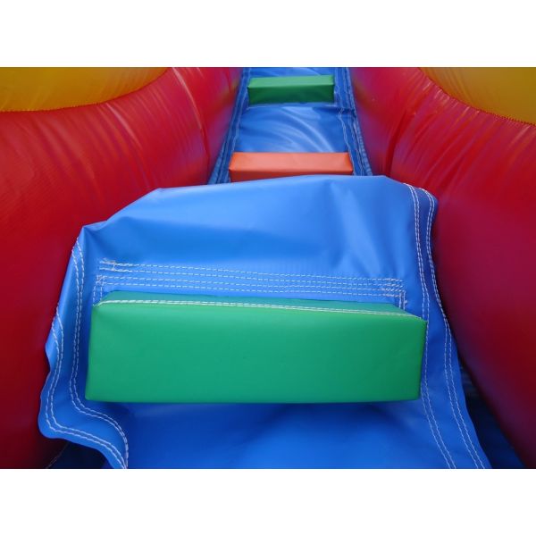 Inflatable Water Pool Red Closed Double Slides Children Bounce House Commercial Water Closed Slide Swimming Pool