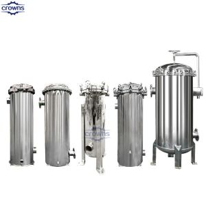 China Multi bag filter housing SUS304 / SUS316L stainless steel bag filter on sale