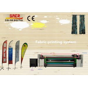 SAER CSR2200 Flag Banner Polyester Fabric Printer / Directly Textile Printer