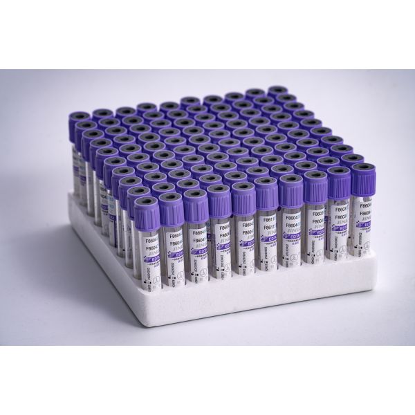 K3 EDTA Blood Collection Tube 100pcs/Rack Vacuum Tube Shelf Life 12-24 Months