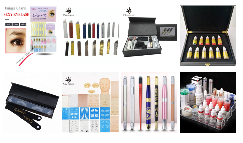 Medical Grade Stainless Steel 0.18mm Sterilized Disposable Microblading Needle for Eyebrow Tattoo