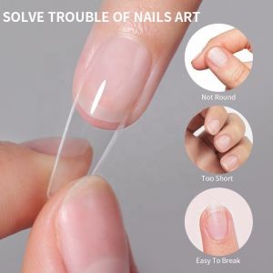 Professional Nail Supplies Wholesale Clear Transparent Different Shape