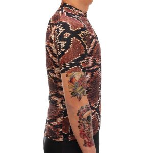 Snakeskin Design Polyester Personalized Riding Jersey For Bike Riding