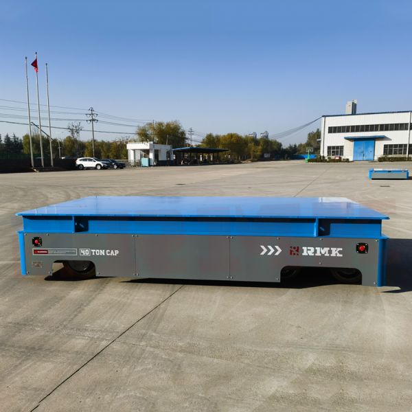5 Tons Warehouses Trackless Transfer Trolley For Factory Floors