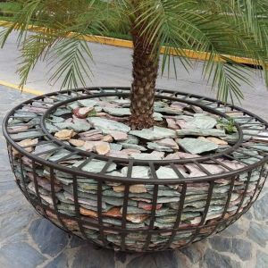 Buy cheap Galvanized Steel Gabion Fence with 220-300g/m² Zinc Coating from wholesalers