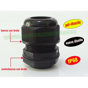 Quality Waterproof Metric Cable Glands Plastic (Polyamide / Polymer) with IP68 Hermetic Protection for sale