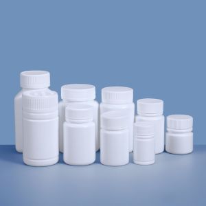 Empty Round 112ml HDPE Pill Bottles 90mm Height Eco-Friendly