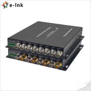 4-Channel 3G-SDI Fiber Converter with RS485 & Tally with Automatic cable equalization to ensure signal integrity