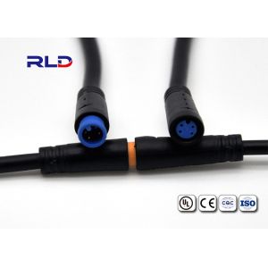 M6 Plastic Cable Multi Pin Waterproof Electrical Connectors Signal