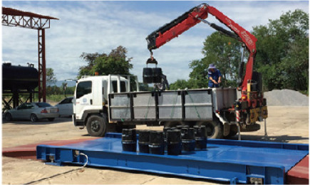 High Precision Truck Load Scales , Truck Weigh Bridge Robust Structure