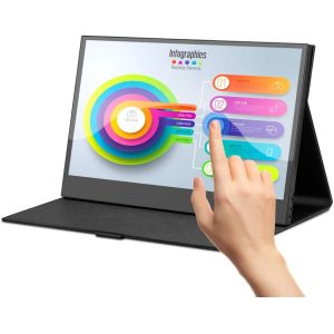 Quality Travel USB C Second Touchscreen 13.3inch Portable Monitor For Laptop Mini PC for sale