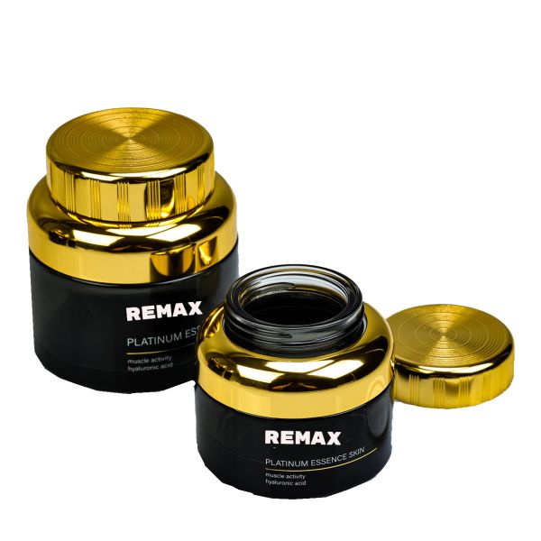 Buy High Quality Empty 50g 100g 30ml 50ml 100ml 120ml Serum Packaging With Gold-plated Threaded Lid at wholesale prices