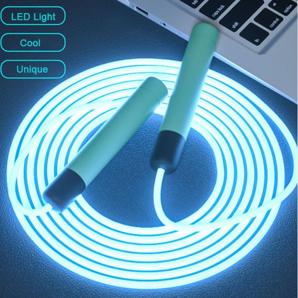 Buy Unisex EVA Home Exercise Equipment LED Light Up Skipping Rope at wholesale prices
