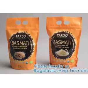 Rice Bags, Rice Pouch, Slider Pouch With Handle, Food Products, Nutritious Food,