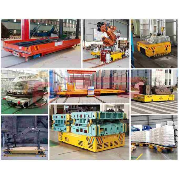 Remote Mold 20m/Min Q235 30 Ton Trackless Transfer Cart